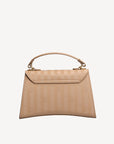ROMONT | Umhängetasche classic cappuccino/gold - von hinten