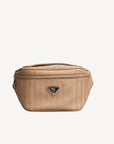 BRIENZ | Gürteltasche cappuccino/gold - frontal