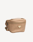 BRIENZ | Gürteltasche cappuccino/gold - seitlich