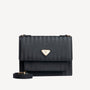 FEY | Umhängetasche classic schwarz/gold – frontal