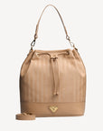 NIESEN | Beuteltasche cappuccino/gold - frontal
