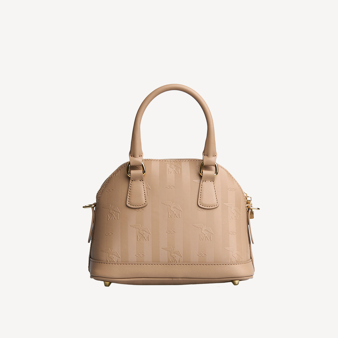 OETWIL | Handtasche classic cappuccino/gold - von hinten