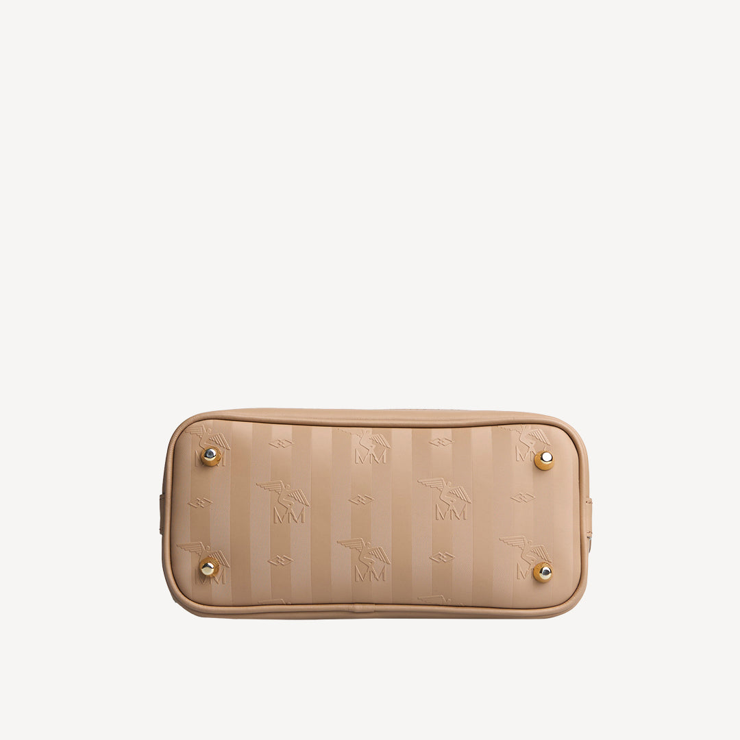 OETWIL | Handtasche classic cappuccino/gold - von unten