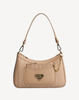 CASTIEL | Schultertasche cappuccino/gold - frontal