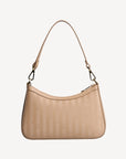 CASTIEL | Schultertasche cappuccino/gold - von hinten