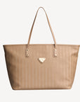 WINTERTHUR | Shopper mit Reissverschluss cappuccino/gold - frontal