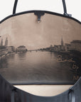 ZUERICH | Shopper city classic schwarz/gold - INNEN