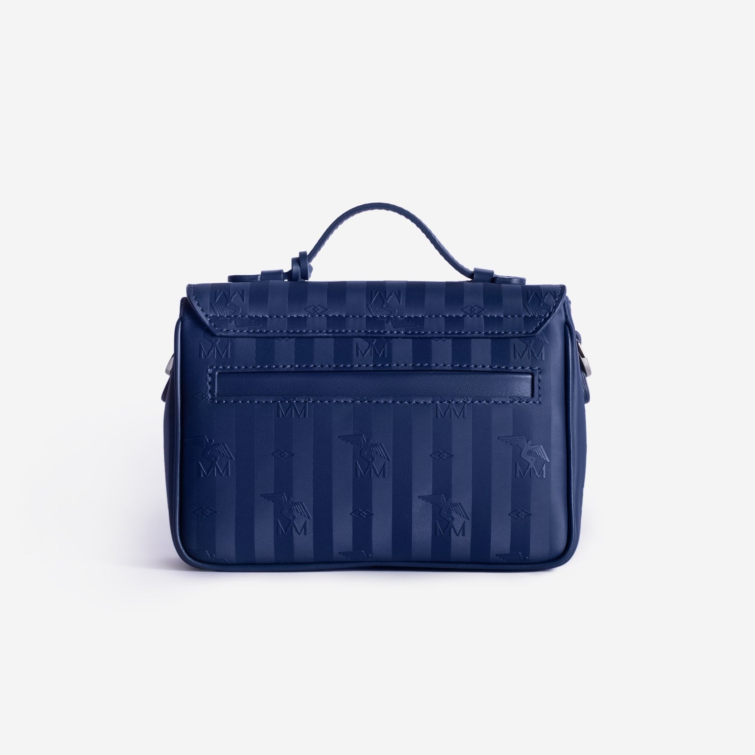 MEYRIN | Umhängetasche deep blau/silber - von hinten