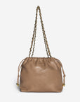 RIDDES | Umhängetasche Stampato cappuccino/gold - von hinten