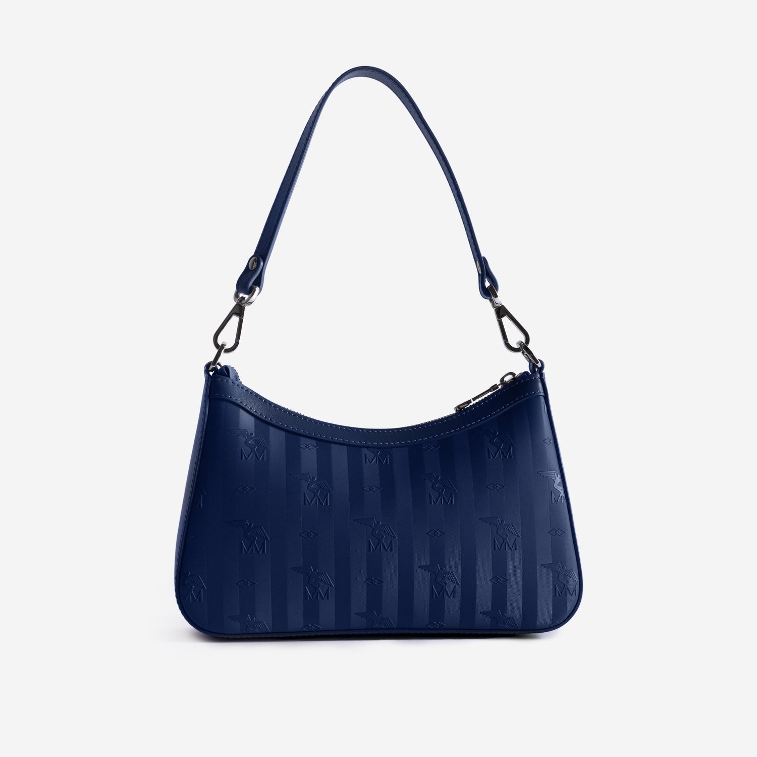 CASTIEL | Schultertasche deep blau/silber - von hinten