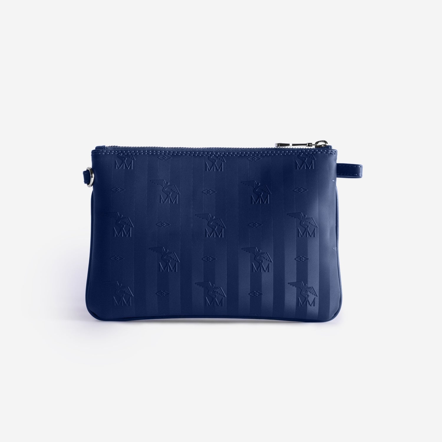 TAMINS | Umhängetasche deep blau/silber - von hinten