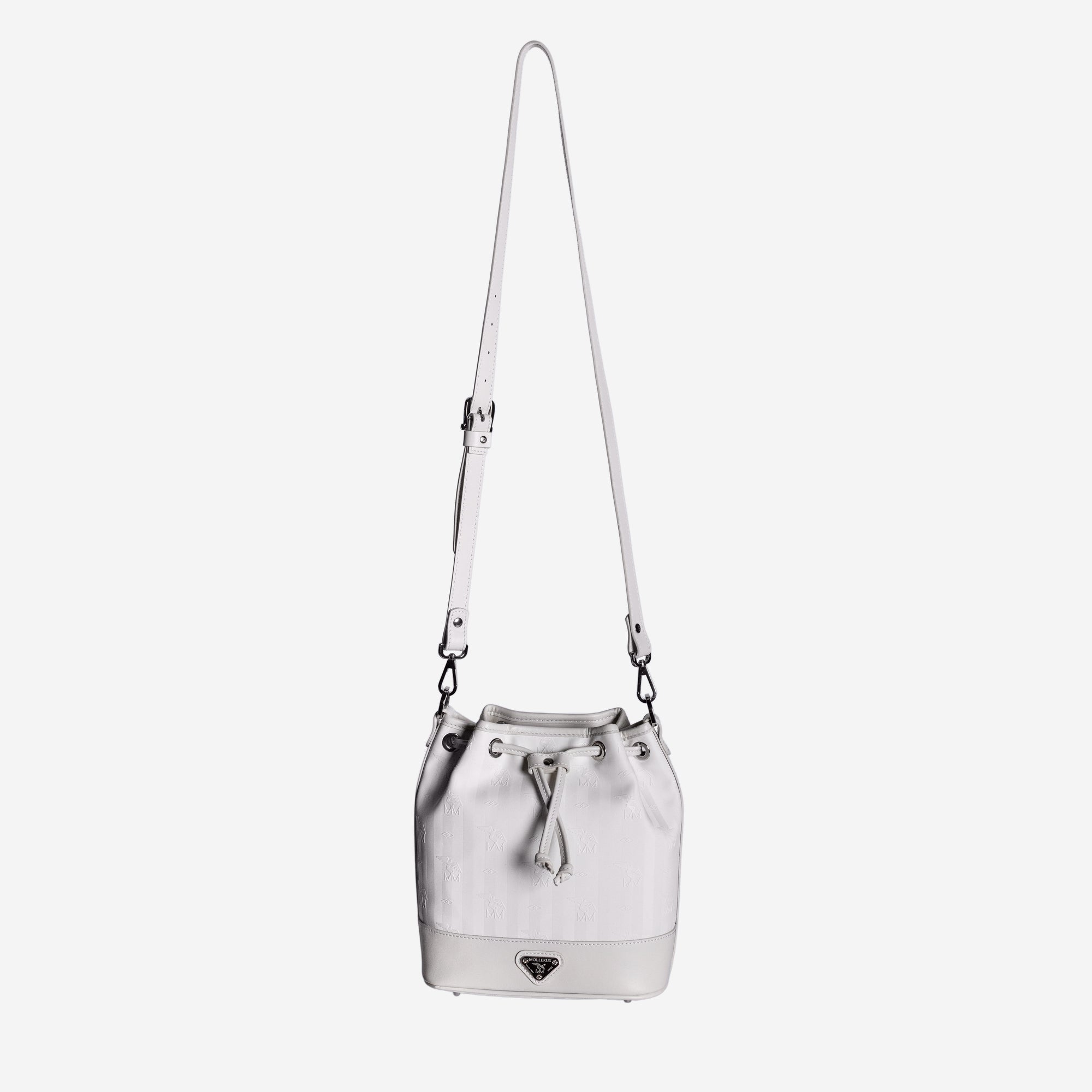 SION | Beuteltasche snow weiss/silber - hängend 