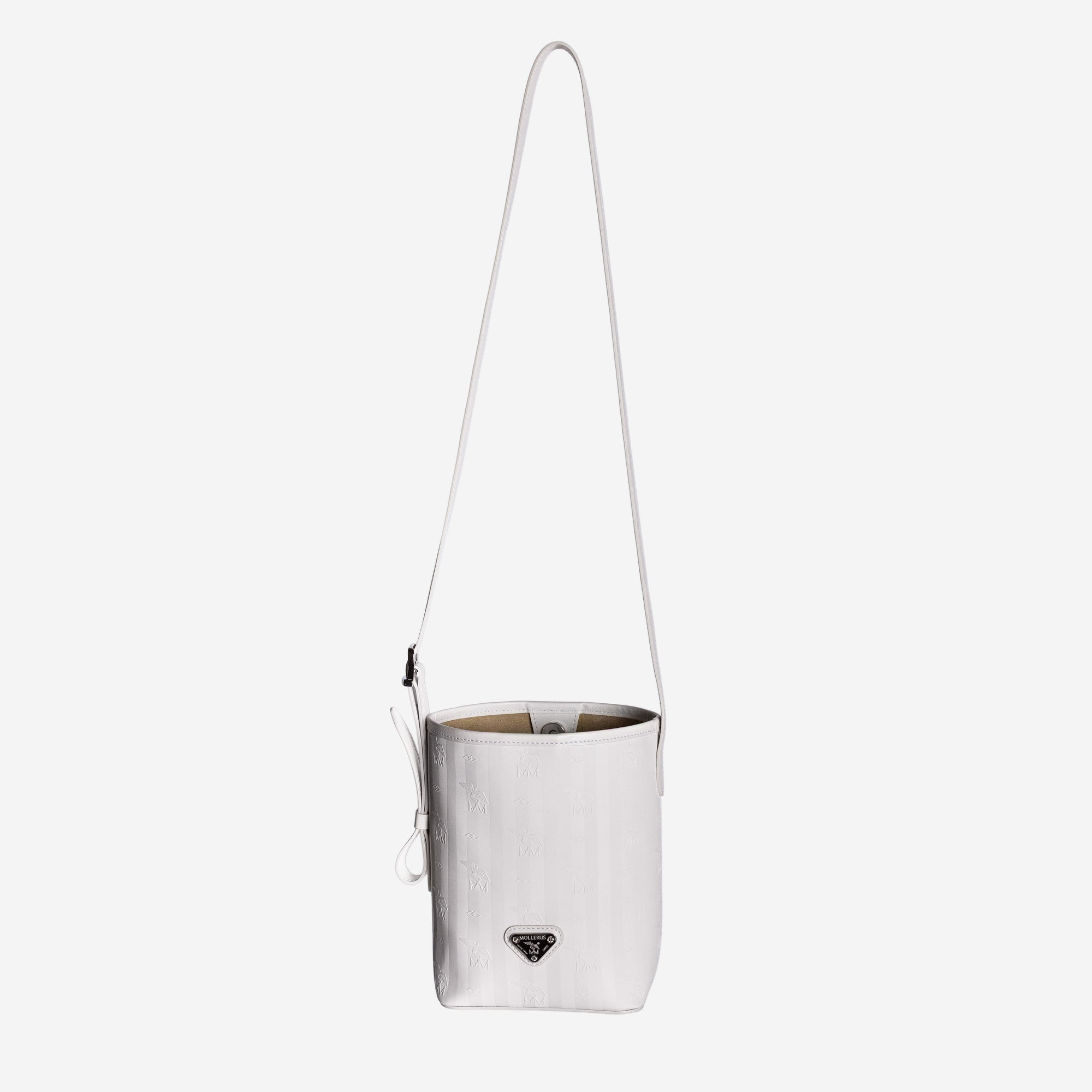 AUSWIL | Beuteltasche snow weiss/gold - hängend