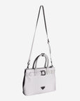 WITTNAU | Handtasche snow weiss/silber - leicht seitlich hängend