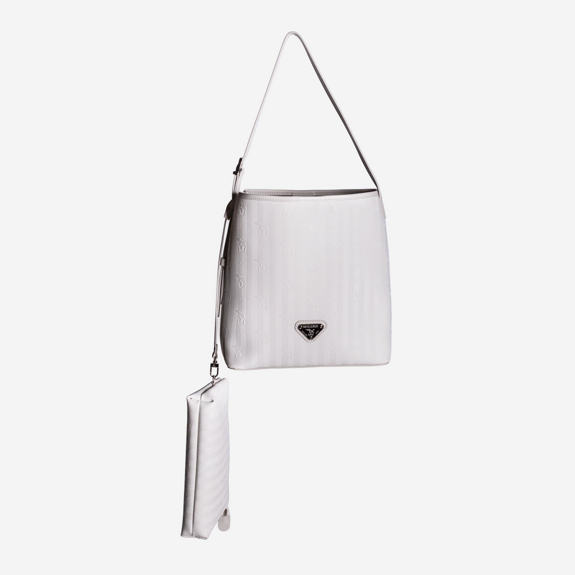 BANNWIL | Beuteltasche snow weiss/silber - hängend