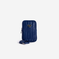 WILDHORN | Portefeuille pour téléphone portable bleu profond/argent