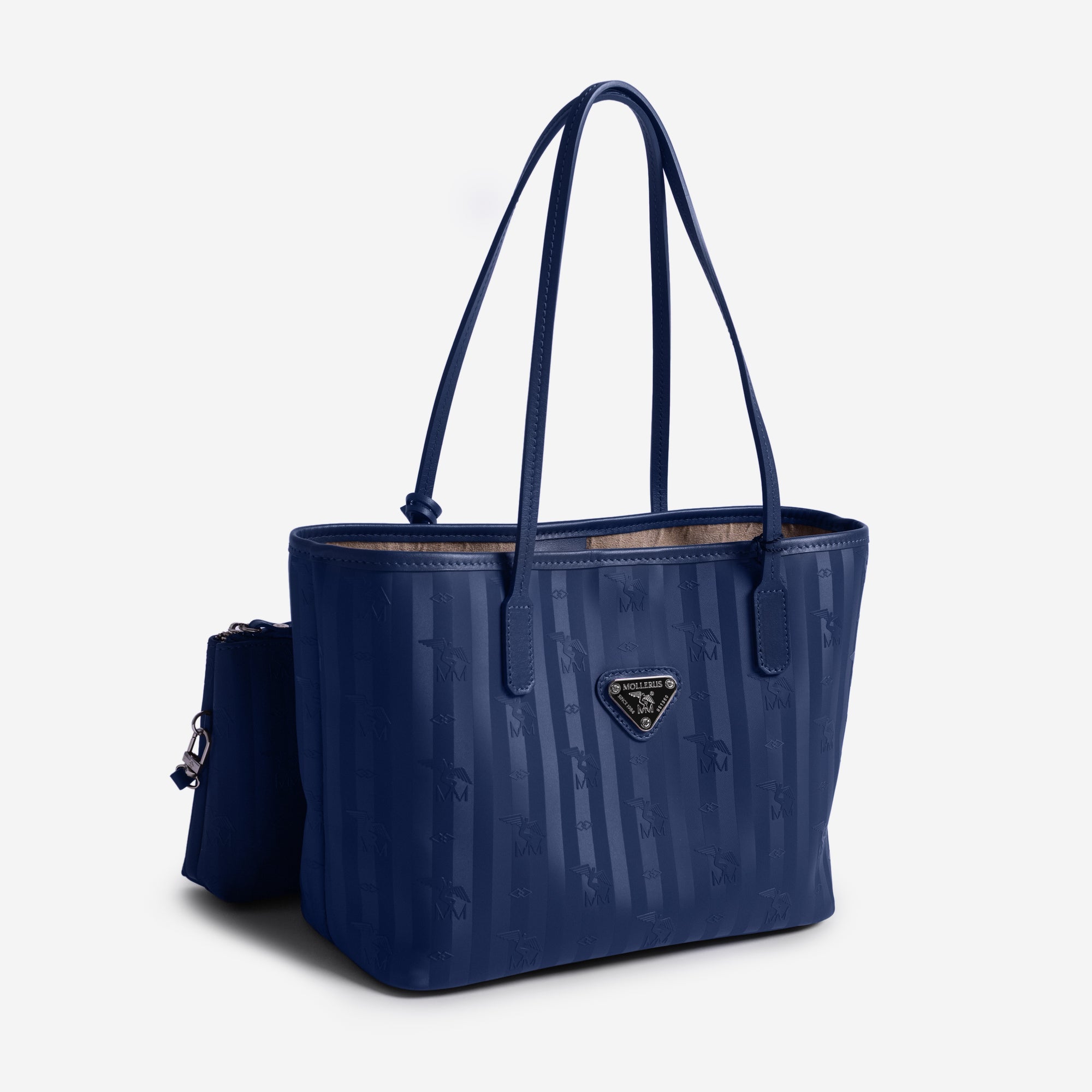 GENF | Shopper deep blau/silber - seiltich