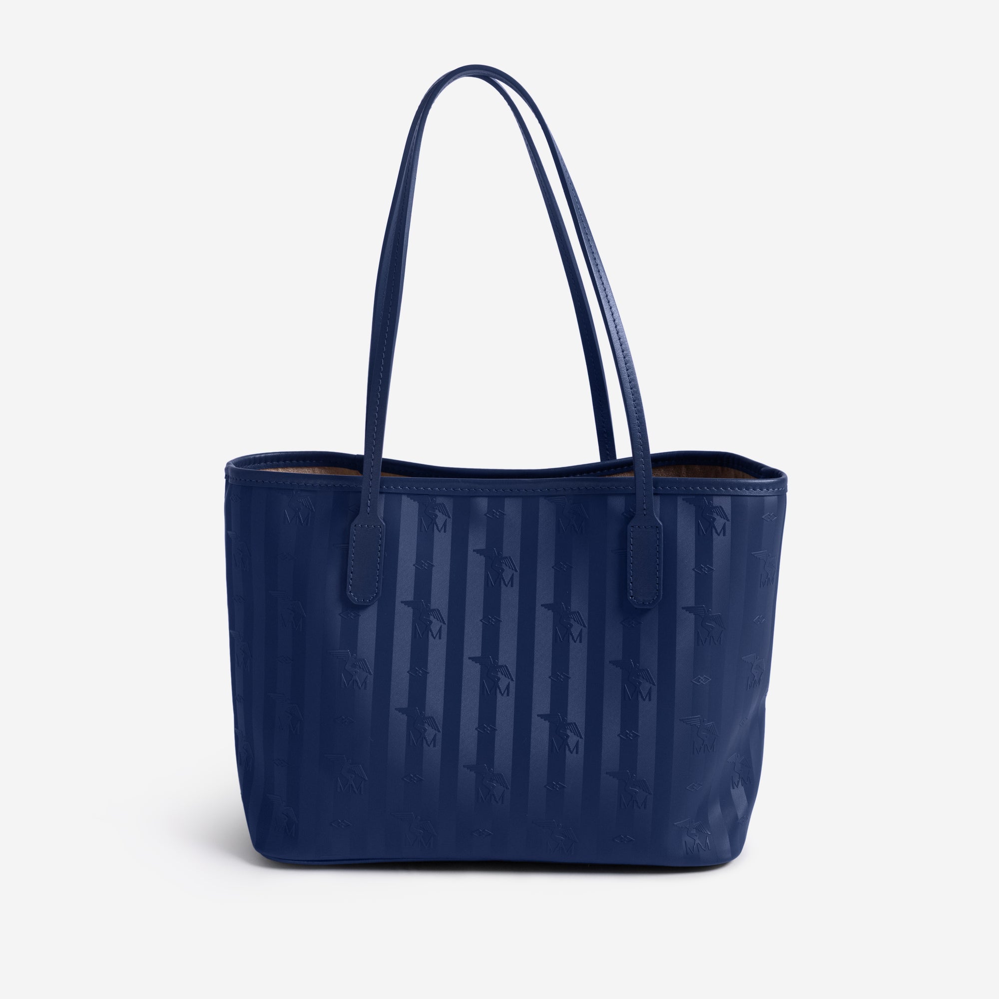 GENF | Shopper deep blau/silber - hinten