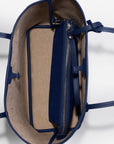 BERN | Shopper deep blau/silber - innen