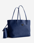 BERN | Shopper deep blau/silber - seitlich