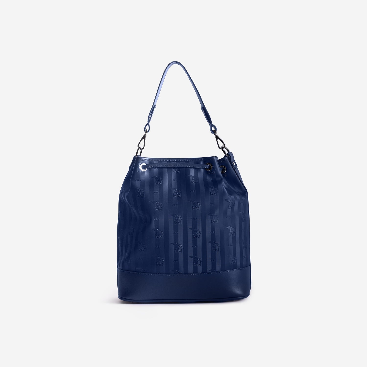 NIESEN | Beuteltasche deep blau/silber - von hinten