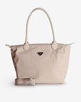 INTERLAKEN | Shopper Nylon pearl weiss/silber - frontal Hänkel