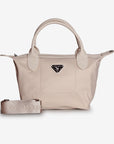 WENGEN | Shopper Nylon pearl weiss/silber - frontal Hänkel