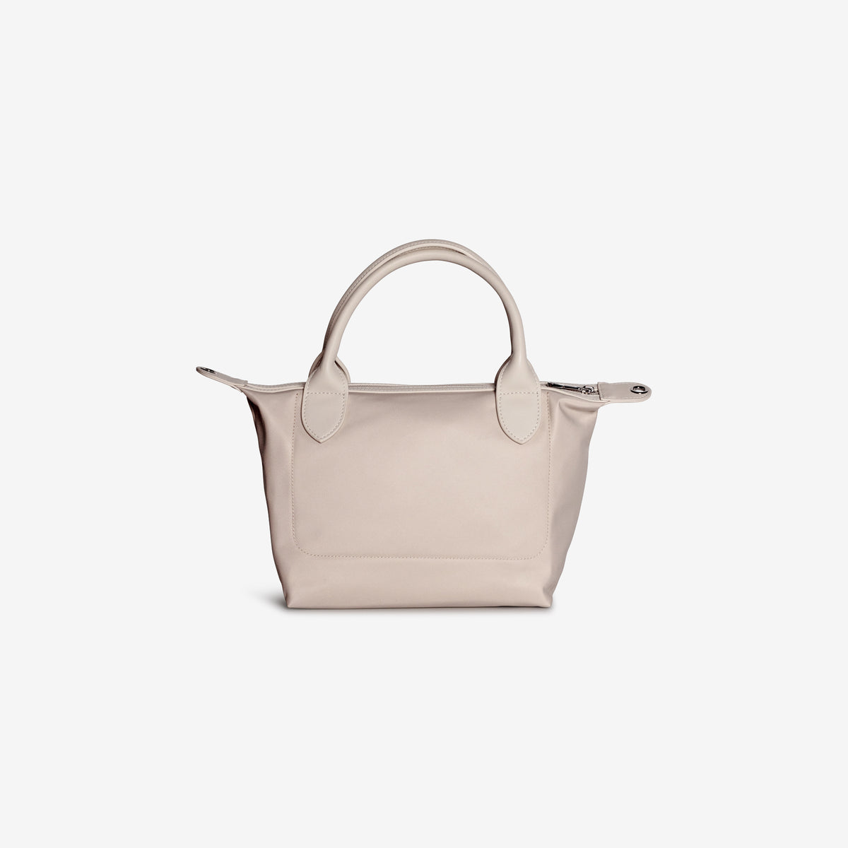 WENGEN | Shopper Nylon pearl weiss/silber - von hinten