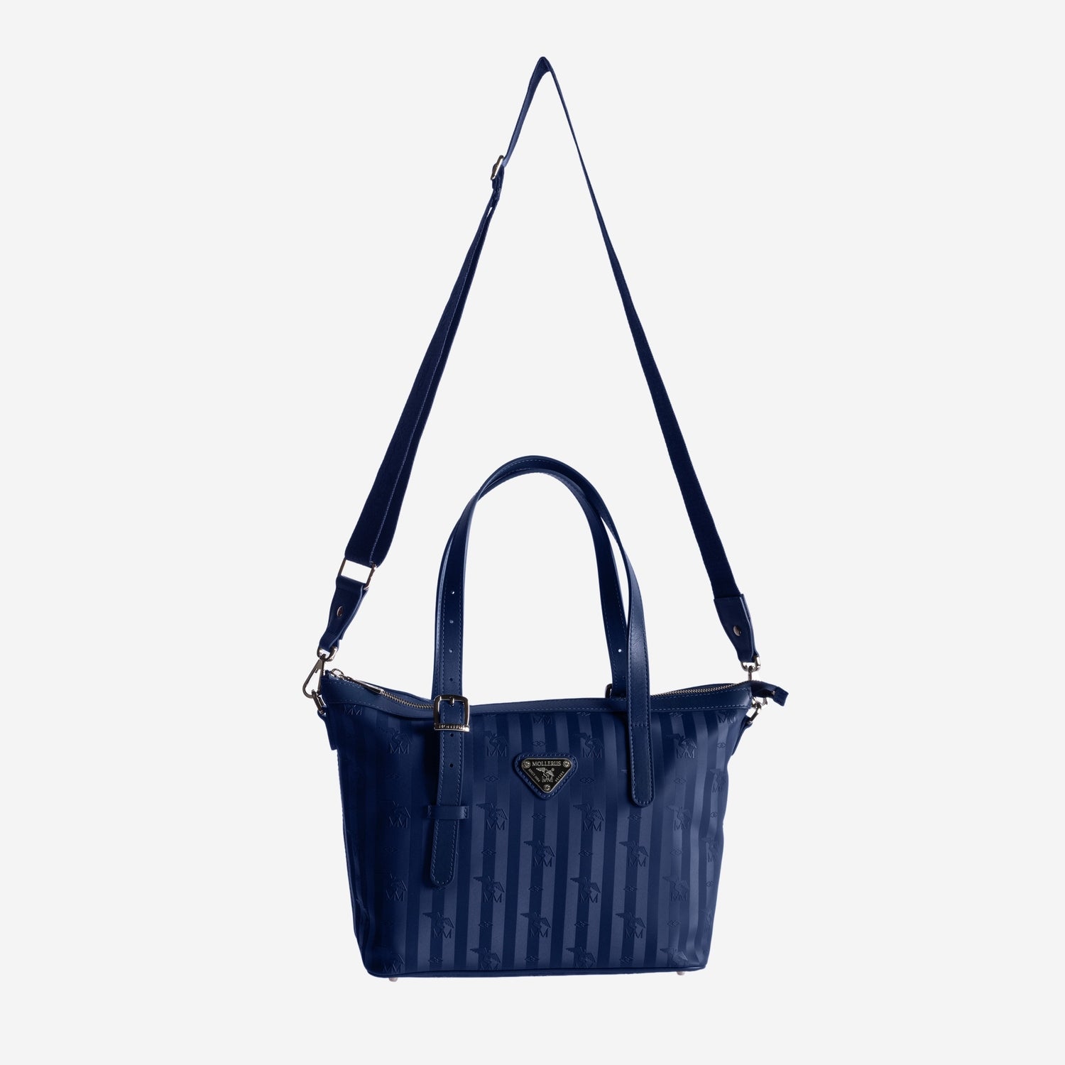 VALLON | Shopper deep blau/silber - riemenverlängerung