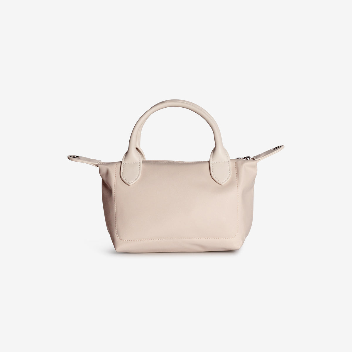 VALS | Umhängetasche Nylon pearl weiss/silber - von hinten