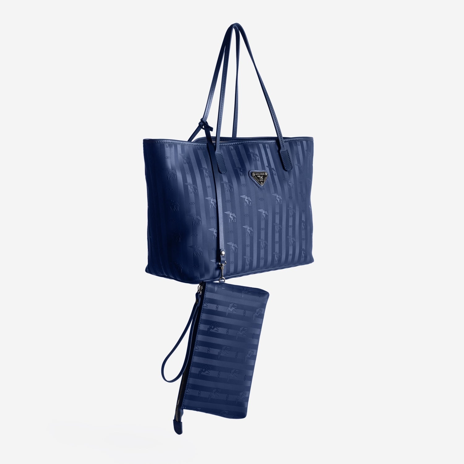 BERN | Shopper deep blau/silber - seitlich