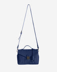 MARLY | Umhängetasche deep blau/silber - detailbild