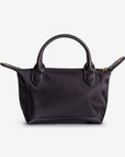 VALS | Umhängetasche Nylon classic schwarz/gold - von hinten