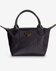 WENGEN | Shopper Nylon classic schwarz/gold - frontal