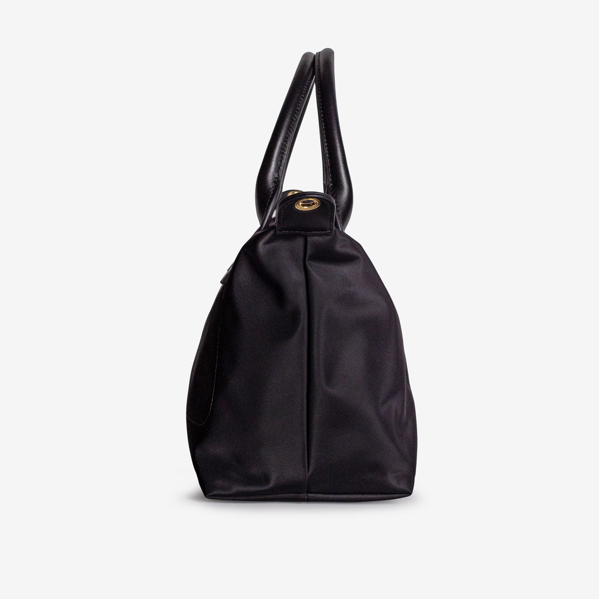 WENGEN | Shopper Nylon classic schwarz/gold - seitlich