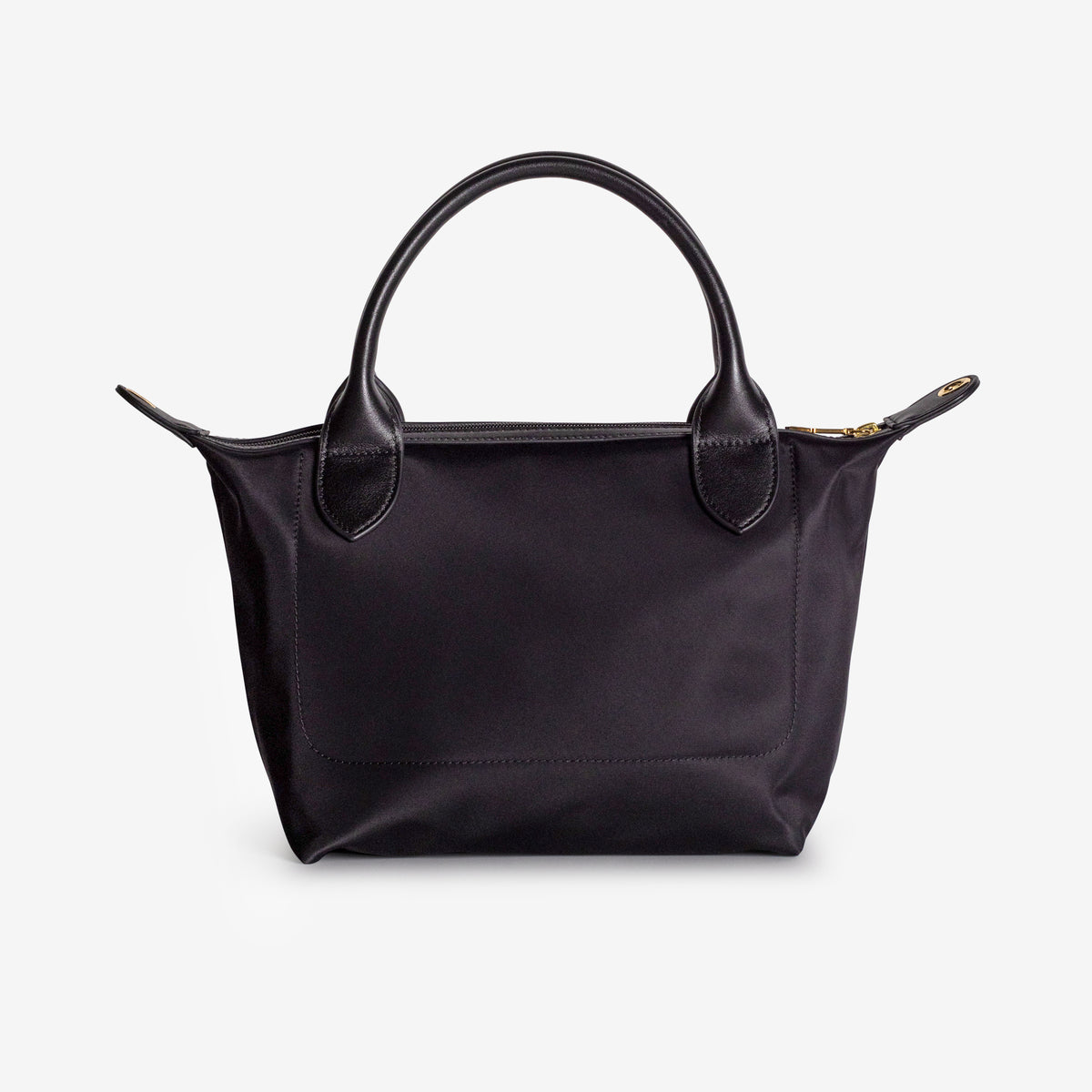 WENGEN | Shopper Nylon classic schwarz/gold - von hinten