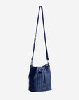 SION | Beuteltasche deep blau/silber - detaibilder