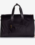 Seefeld | Reisetasche Nylon classic schwarz/gold - von hinten