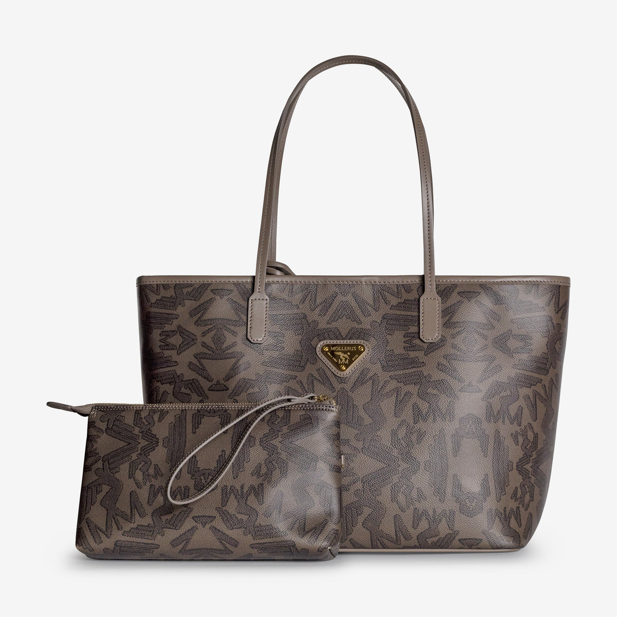BERN | Shopper Maze schwarz fango/gold - frontal