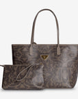 BERN | Shopper Maze schwarz fango/gold - frontal