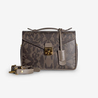 MARLY | Umhängetasche Maze schwarz fango/gold