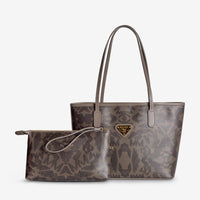 GENF | Shopper Maze schwarz fango/gold