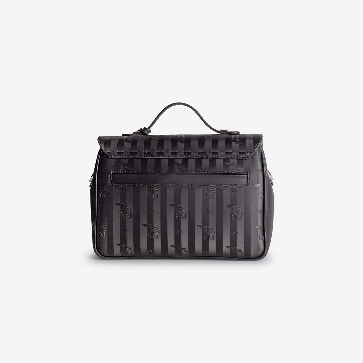 MARLY | Umhängetasche Diamonds classic schwarz/silber – hinten