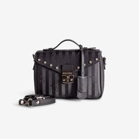 MEYRIN | Umhängetasche Diamonds classic schwarz/silber