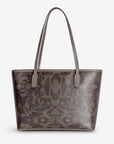 GENF | Shopper Maze schwarz fango/gold - von hinten