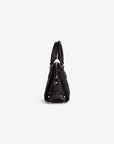 OETWIL | Handtasche Diamonds classic schwarz/silber – seitlich