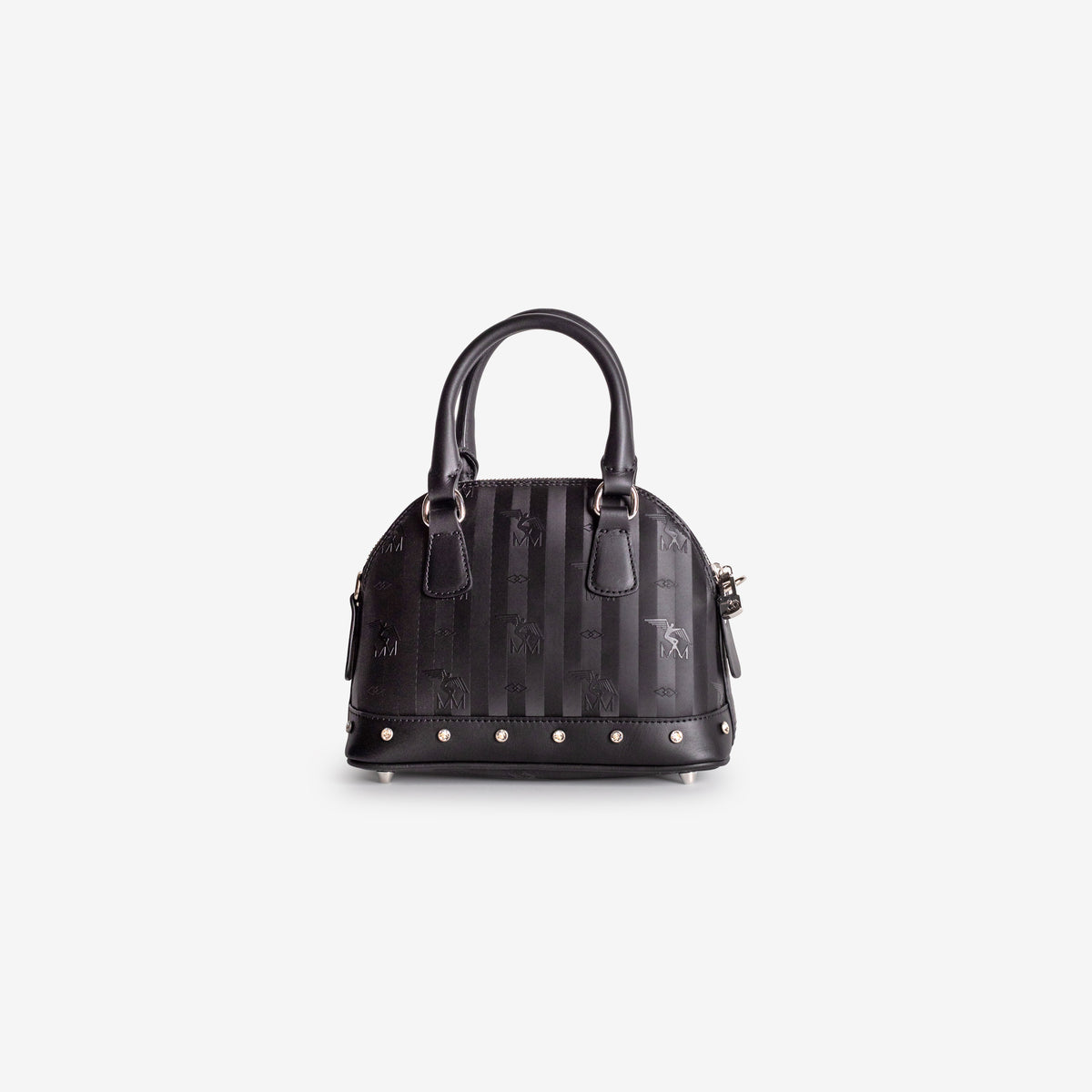 OETWIL | Handtasche Diamonds classic schwarz/silber – hinten