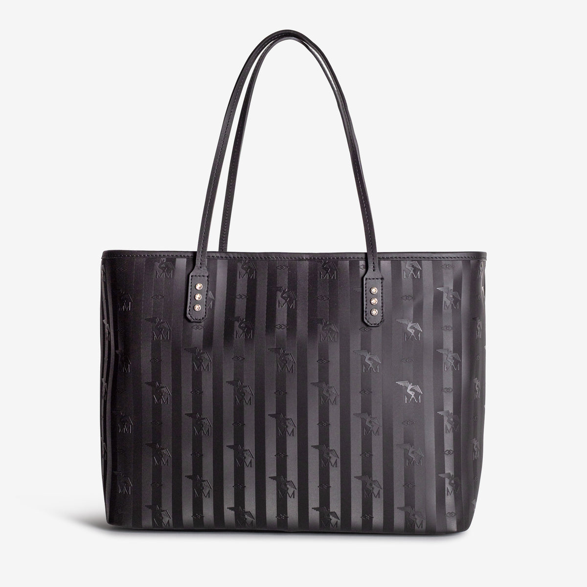 BERN | Shopper Diamonds classic schwarz/silber - von Hinten