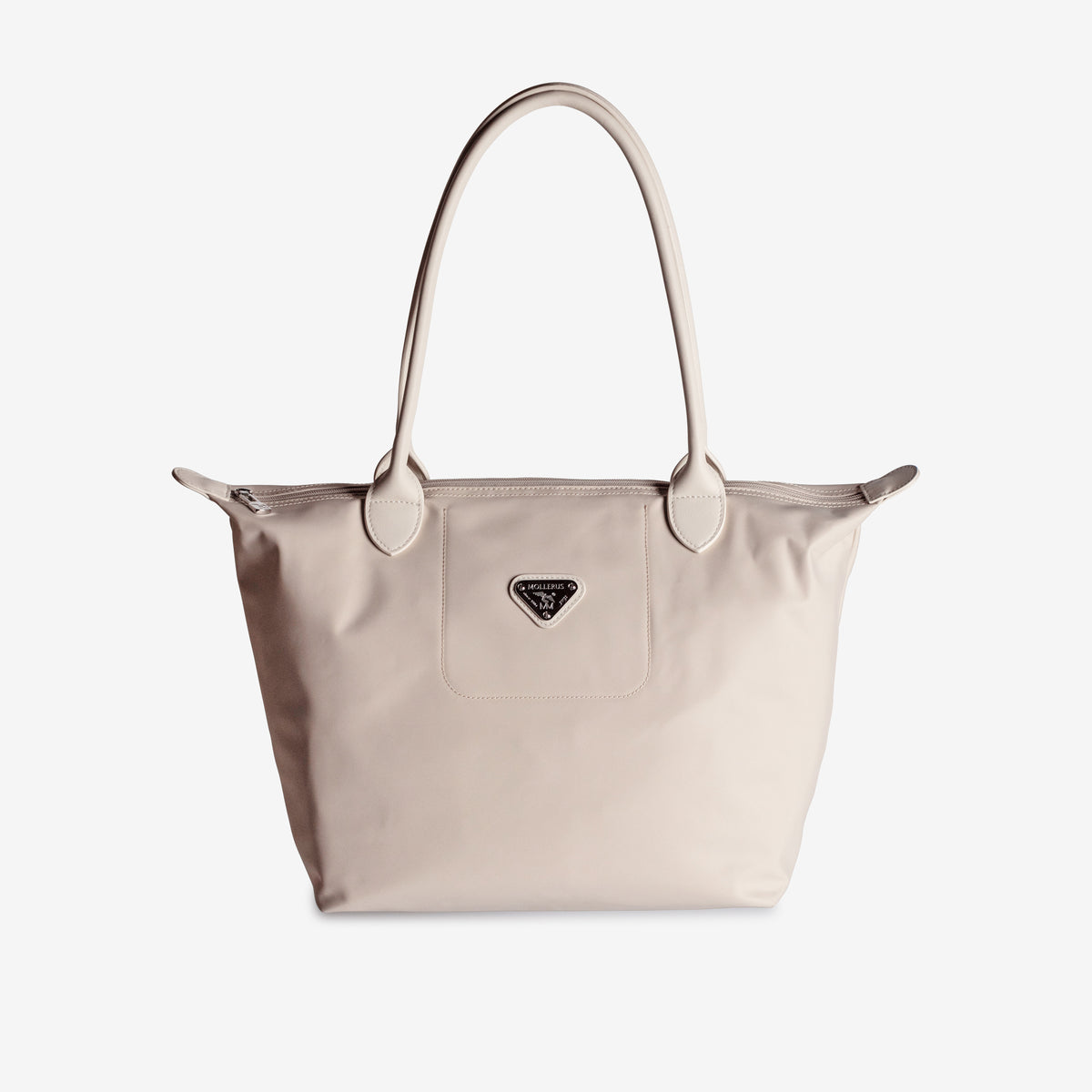 INTERLAKEN | Shopper Nylon pearl weiss/silber - frontal 