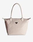 INTERLAKEN | Shopper Nylon pearl weiss/silber - frontal 